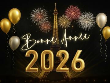 Bonne année de la part dubrestaurant le HOO à st Gregoire